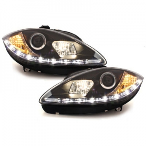 LED Tagfahrlicht-Scheinwerfer Seat 1P1 09-12 schwarz - Image 4
