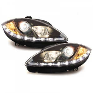 LED Tagfahrlicht-Scheinwerfer Seat 1P1 09-12 schwarz - Image 3