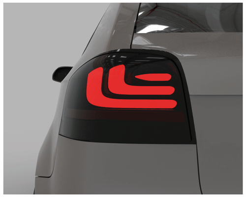 LED Rückleuchten Audi A3 8P Sportback 03-08 mit dynamischem Blinker in 8V  Faceliftoptik schwarz/rauch - litec innovations