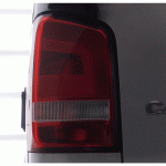 LED RÜCKLEUCHTEN für VW T5 03-09 2 HECKTÜREN SMOKE RAUCH SCHWARZ LED BLINKER NEU 