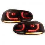 LED Rückleuchten VW Golf 6 VI 08-13 rot/rauch - Image 3