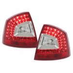 LED Rückleuchten Skoda Octavia 2 II 1Z Limousine 04-09 / Facelift 09-13 rot/klar - Bild 5