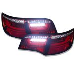 LED Rückleuchten Audi A6 4F C6 Avant / Allroad 04-11 mit dynamischem Blinker rot/klar - 画像 (4)