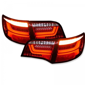 LED Rückleuchten Audi A6 4F C6 Avant / Allroad 04-11 mit dynamischem Blinker rot/klar - 画像 (6)