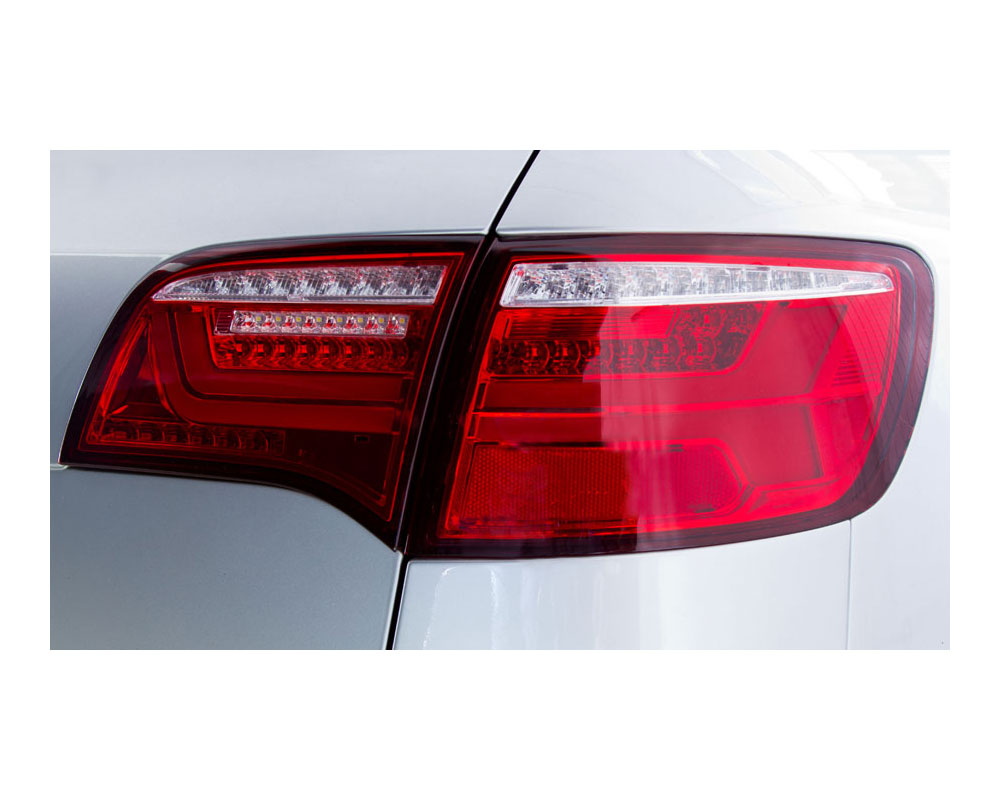LED Rückleuchten Audi A6 4F C6 Avant / Allroad 04-11 mit dynamischem  Blinker rot/klar - litec innovations