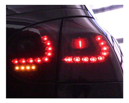 LED Rückleuchten VW Golf 5 V 03-08 mit dynamischem Blinker schwarz/rauch -  litec innovations