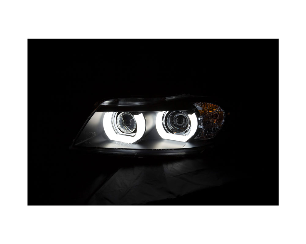 Daylight Scheinwerfer mit LED Standlicht BMW 3er E90/E91 2005-2012 schwarz