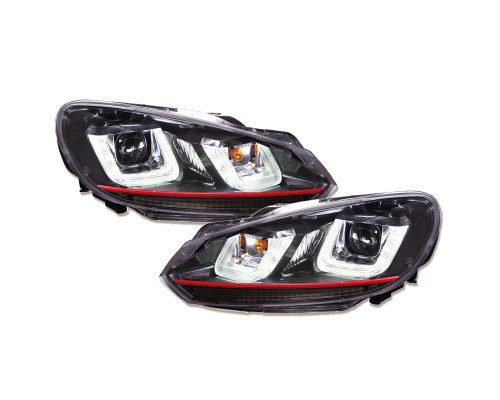 New Design LED Rückleuchten schwarz mit Dynamik Blinker passend für VW Golf  5 Bj. 03 - 08