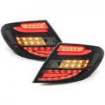 LED Rückleuchten Mercedes Benz C Klasse W204 Modellpflege 11-14 schwarz/rauch - Bild 6
