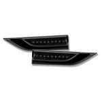 LED Seitenblinker dynamisch VW T6 2015-19 schwarz/rauch in piano black - Image 2