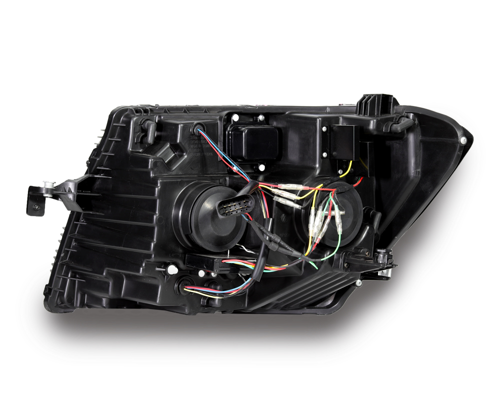 VOLL LED Tagfahrlicht Scheinwerfer VW Crafter 16-22 schwarz mit