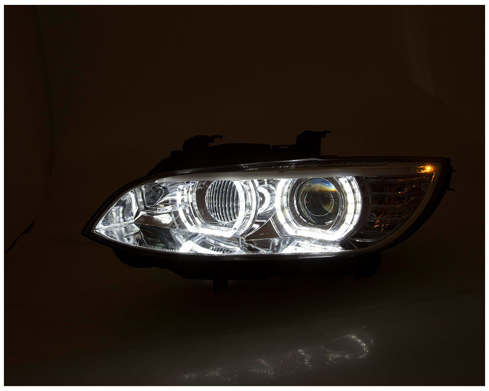 Scheinwerfer mit 3D LED Tagfahrlichtringen BMW 3er Coupé/Cabrio