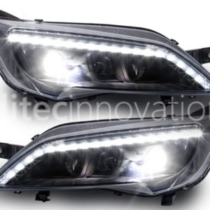 VOLL LED Tagfahrlicht Scheinwerfer Fiat Ducato, Jumper, Boxer, Wohnmobil ab  2014 schwarz mit dynamischem Blinker - litec innovations