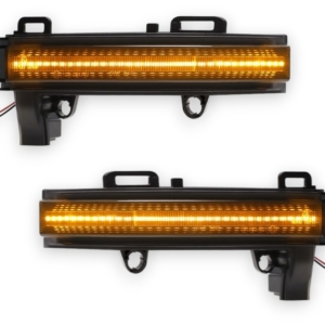 LED Spiegelblinker VW Crafter SY, SX MAN TGE ab 2016 schwarz mit dynamischem Blinker