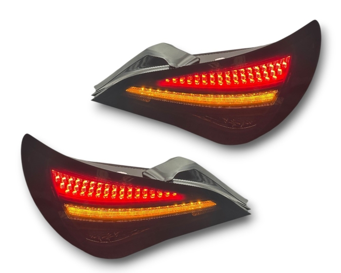FULL LED tail lights Mercedes Benz CLA C117/X117 2013-2019 with dynamic indicator for original LED black/smoke