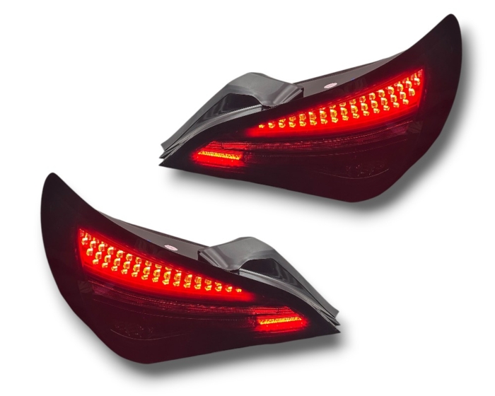 VOLL LED Rückleuchten Mercedes Benz CLA C117/X117 2013-2019 mit dynamischem Blinker für Original-LED schwarz/rauch - Image 5