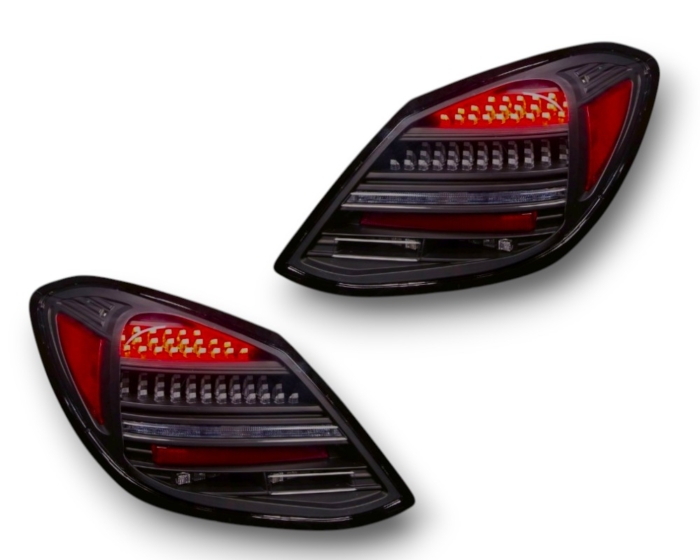 Pilotos traseros FULL LED Mercedes Benz Clase C W205 2014-21 con intermitente dinámico para LED original negro/humo - Imagen 5