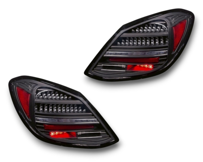 VOLL LED Rückleuchten Mercedes Benz C-Klasse W205 2014-21 mit dynamischem Blinker für Original-LED schwarz/rauch - Image 6