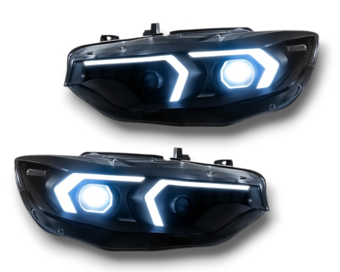 LED Tagfahrlicht Scheinwerfer BMW 4er Coupé F32 2013-2017 für Original HID/HID+AFS schwarz - Image 2