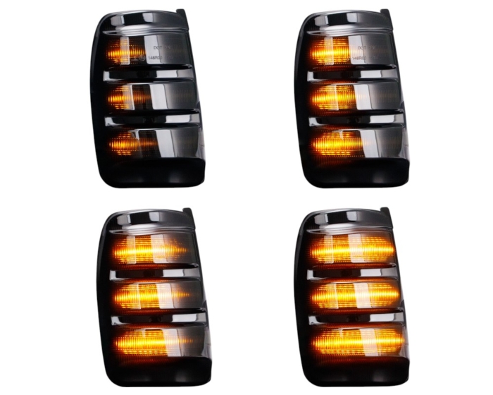 LED veidrodėlių indikatoriai dinamiški FORD Transit Mk7 (V363) nuo 2013 m. juodi/dūminiai - Vaizdas 3